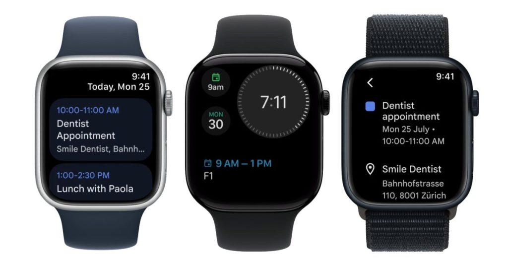Google Calendar lance une application simple pour Apple Watch : gestion du temps à portée de main Google Calendar lance une application simple pour Apple Watch : gestion du temps à portée de main