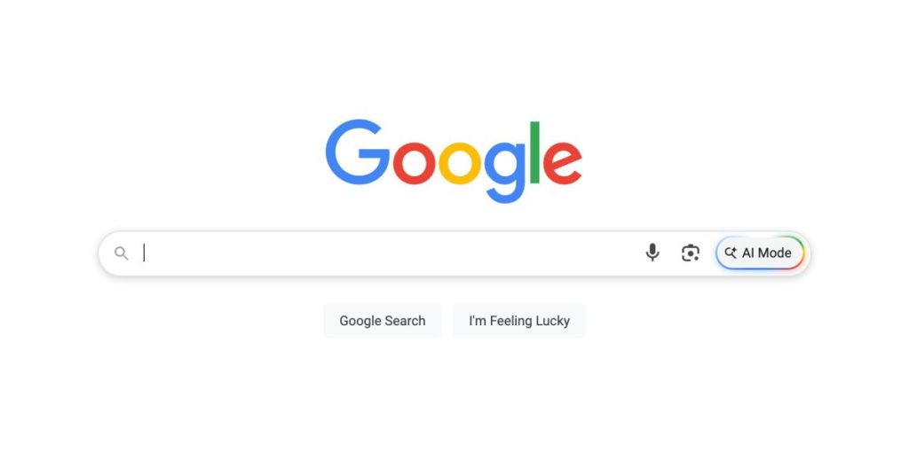 Google présente un bouton AI Mode dans la barre de recherche : boostez votre expérience de navigation.