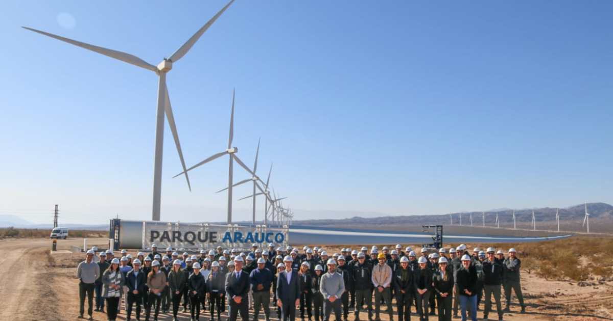 Éoliennes en fonctionnement au Parc Éolien Arauco