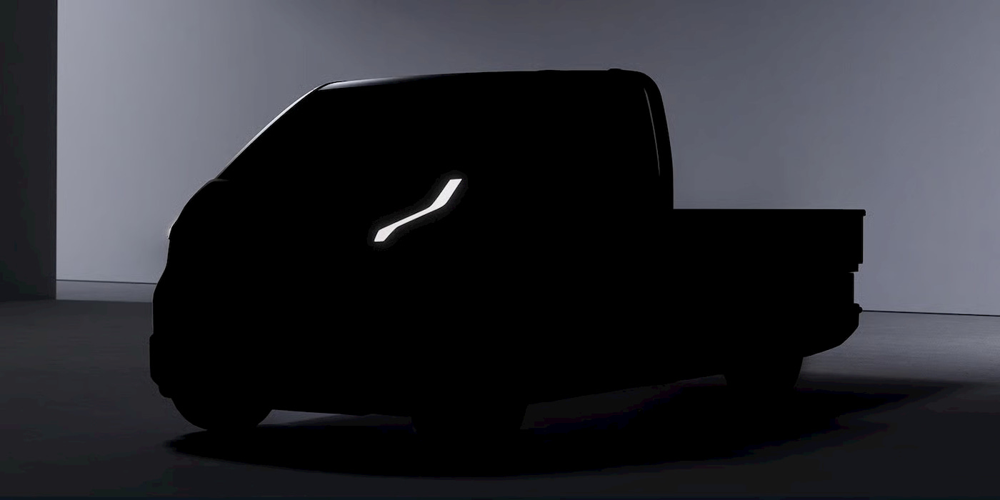 Kia PV5 open bed teaser
