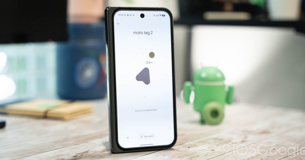 Moto Tag UWB : mise à jour pour Find Hub sur Android déployée maintenant