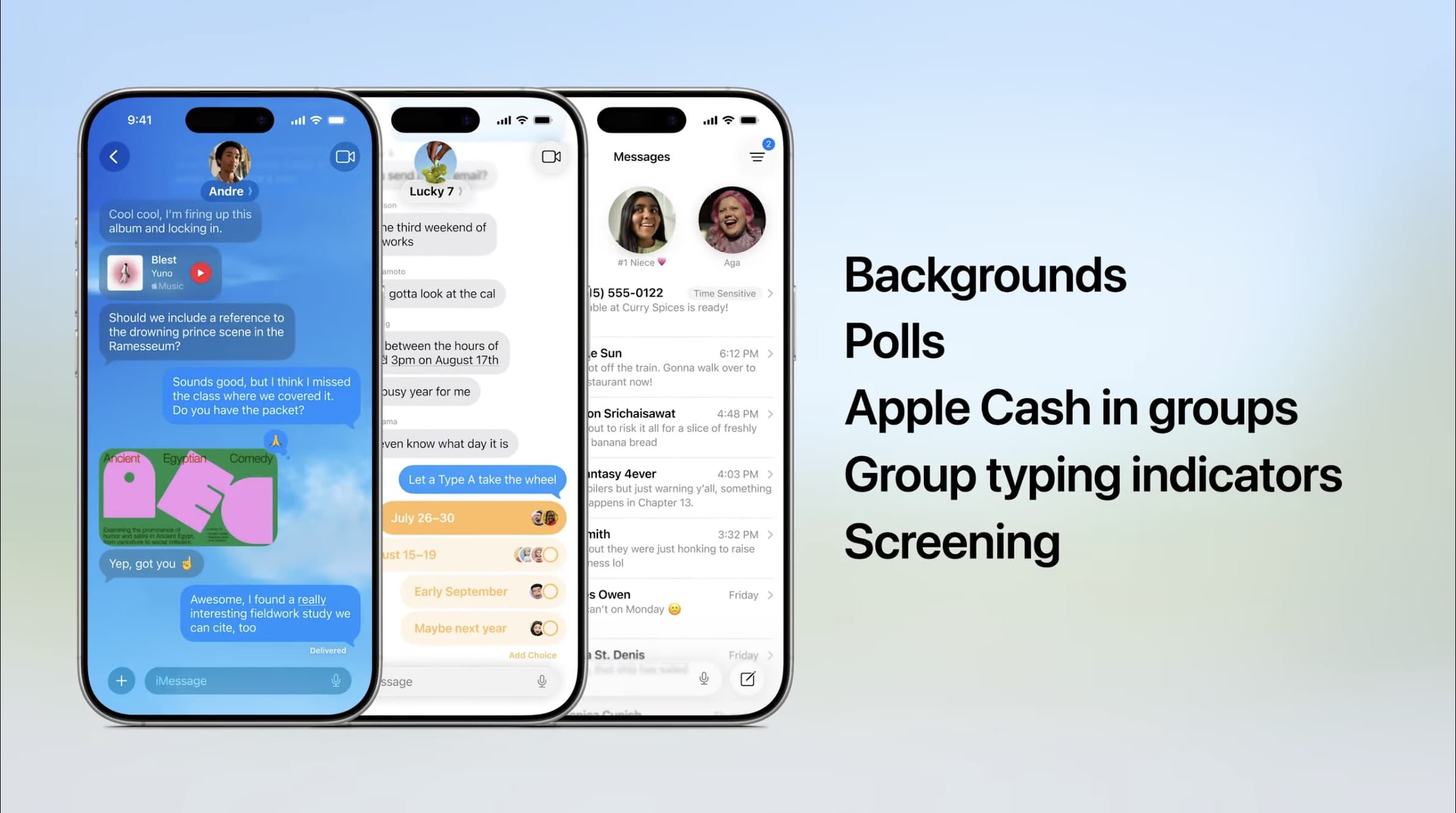 Nouveau Design de l'Application Messages avec iOS 26