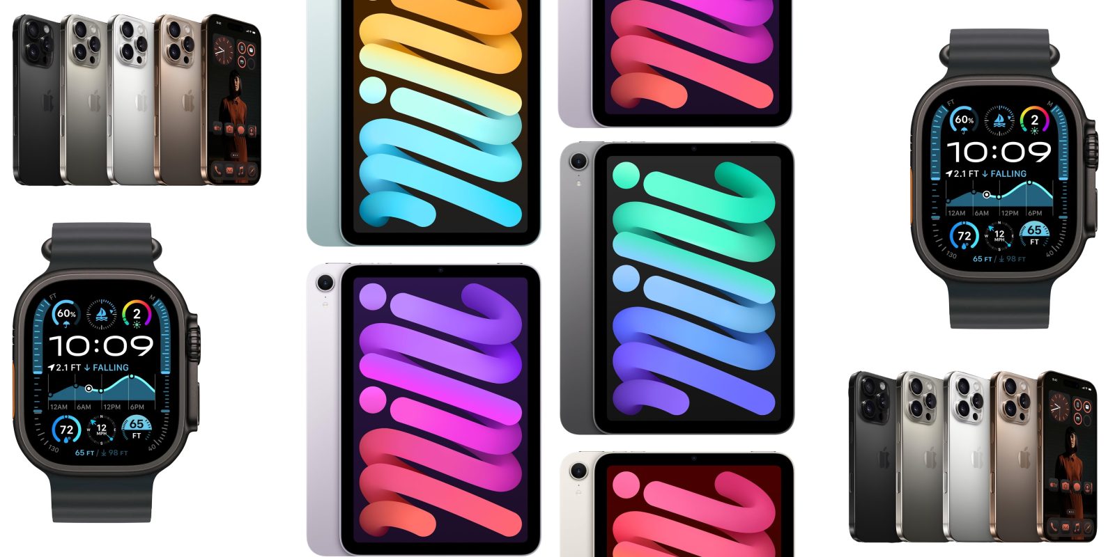 Nouveaux produits Apple : iPhone 16 Pro, Apple Watch Ultra 2 et iPad mini sous l'œil de 9to5Mac - plare. Nouveaux produits Apple iPhone 16 Pro Apple Watch Ultra - plare.