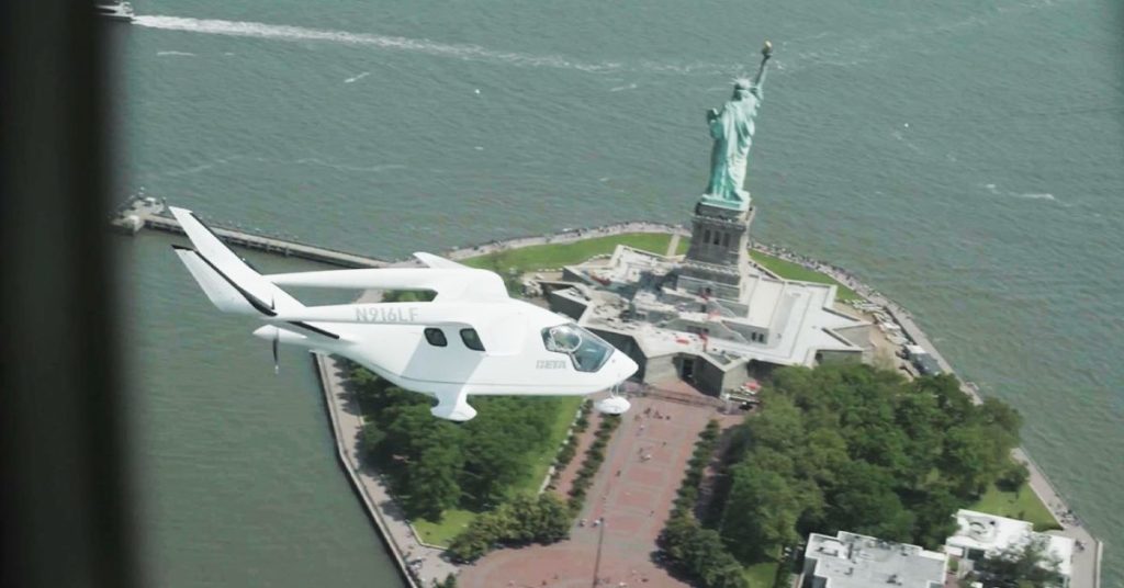 Republic Airways teste les avions électriques BETA pour révolutionner les vols régionaux