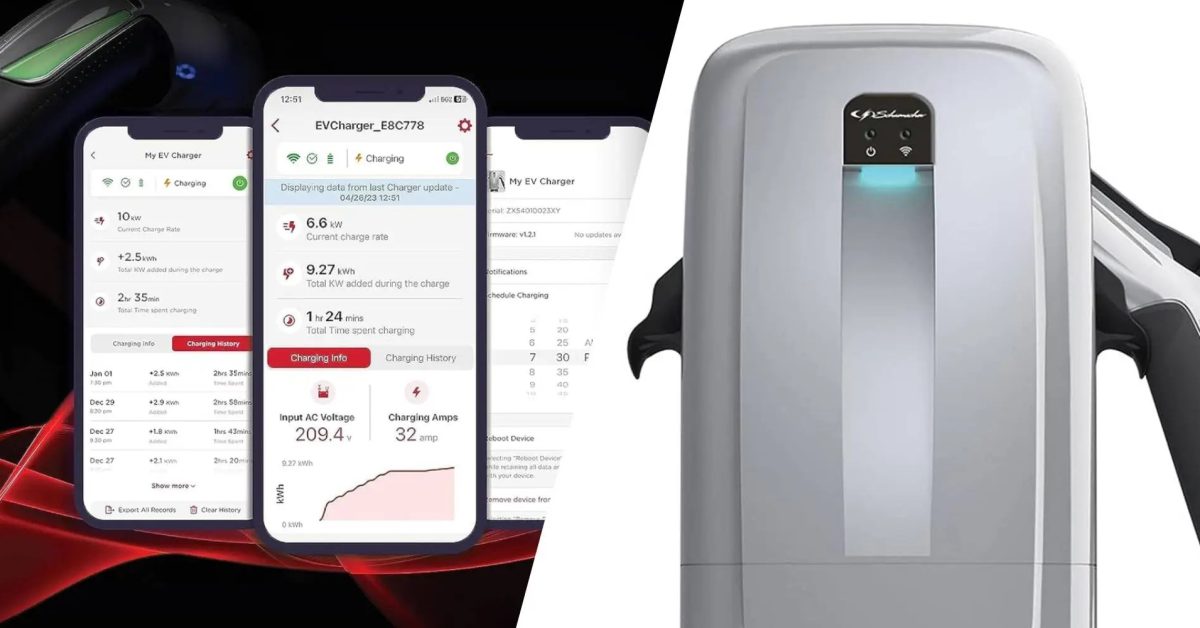 Schumacher 240V 40A Level 2 Electric Vehicle Wall Charger.webp - plare.