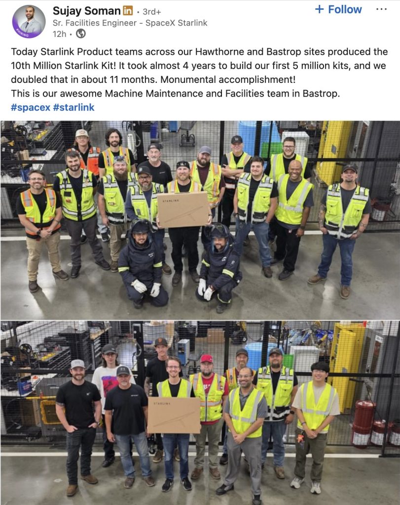 SpaceX atteint un jalon incroyable avec la production de son - plare.