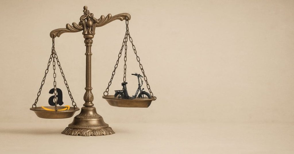 Homme de Californie poursuit Amazon après un accident grave de vélo électrique : enquête sur la sécurité et les responsabilités