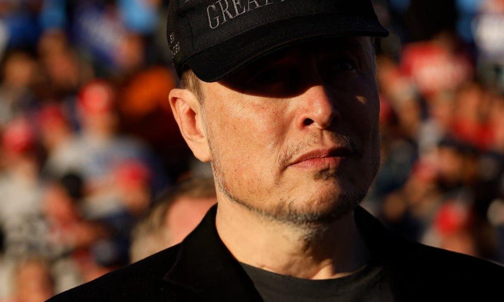 elon musk maga - plare.