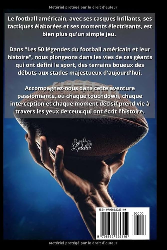 Les10 légendes du football américain - plare. découvrez les légendes du football américain, des icônes qui ont marqué l'histoire de ce sport passionnant. revivez les exploits des joueurs emblématiques et plongez dans l'univers fascinant des champions qui ont redéfini le jeu.