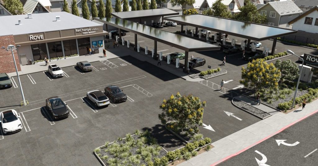 Rove lance son deuxième chargeur pour véhicules électriques à Costa Mesa, CA : une avancée pour la recharge rapide et accessible