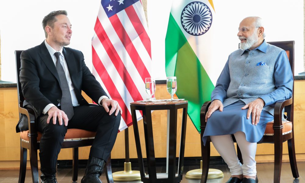 tesla elon musk india narendra modi - plare.
