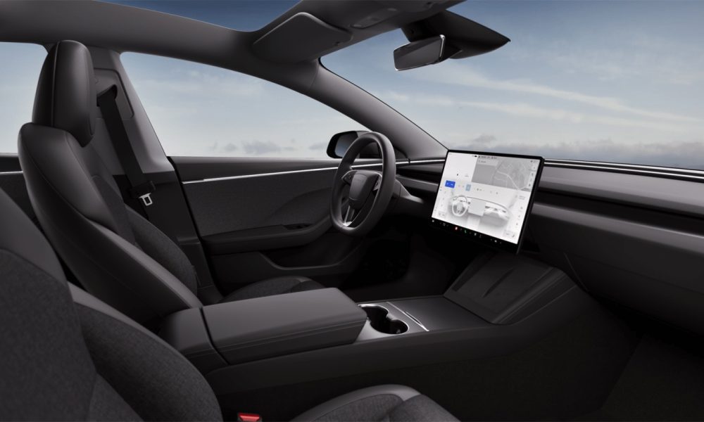 tesla model 3 textile interior - plare.