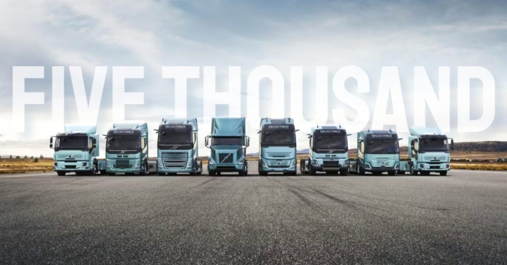 Volvo envoie 5 000 camions semi-remorques électriques, un signal fort pour l’industrie du transport durable