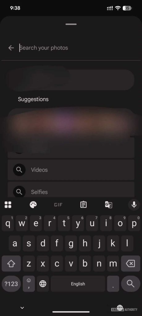 Photo Picker avec barre de recherche
