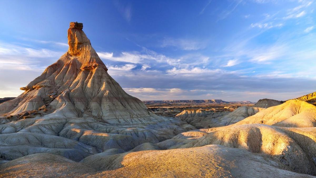 Paisaje nevado en el desierto de Atacama