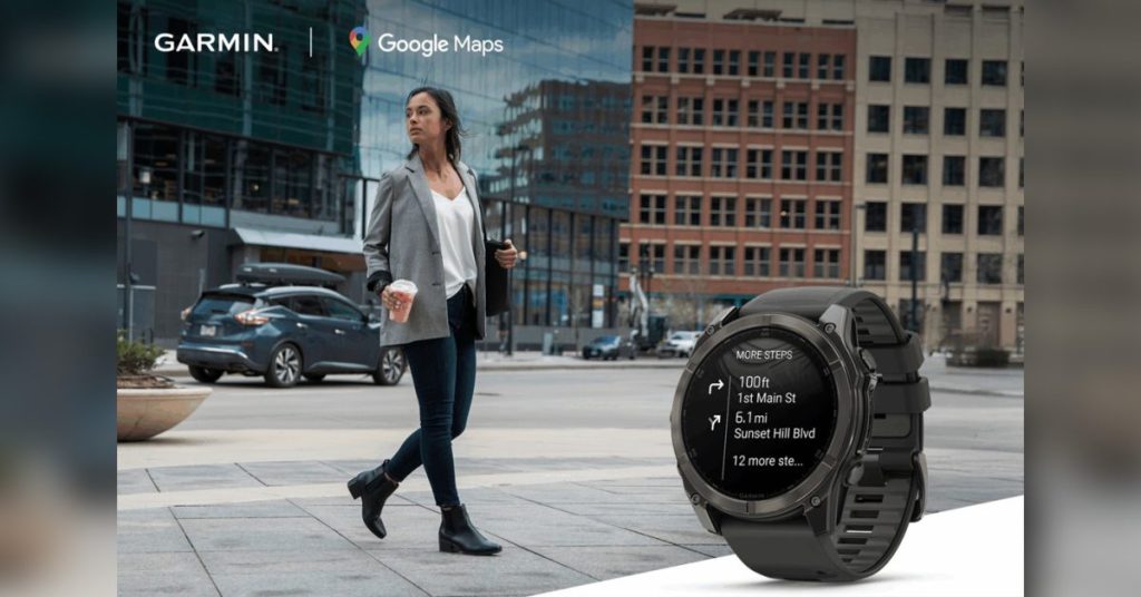 Garmin et Google Maps unissent leurs forces pour des montres connectées pratiques et efficaces