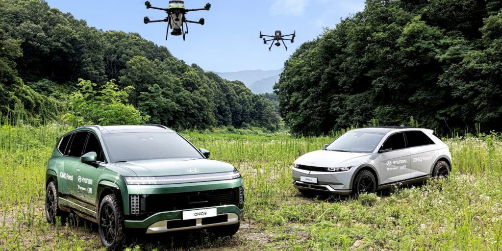 Hyundai-IONIQ-9-EV-drones