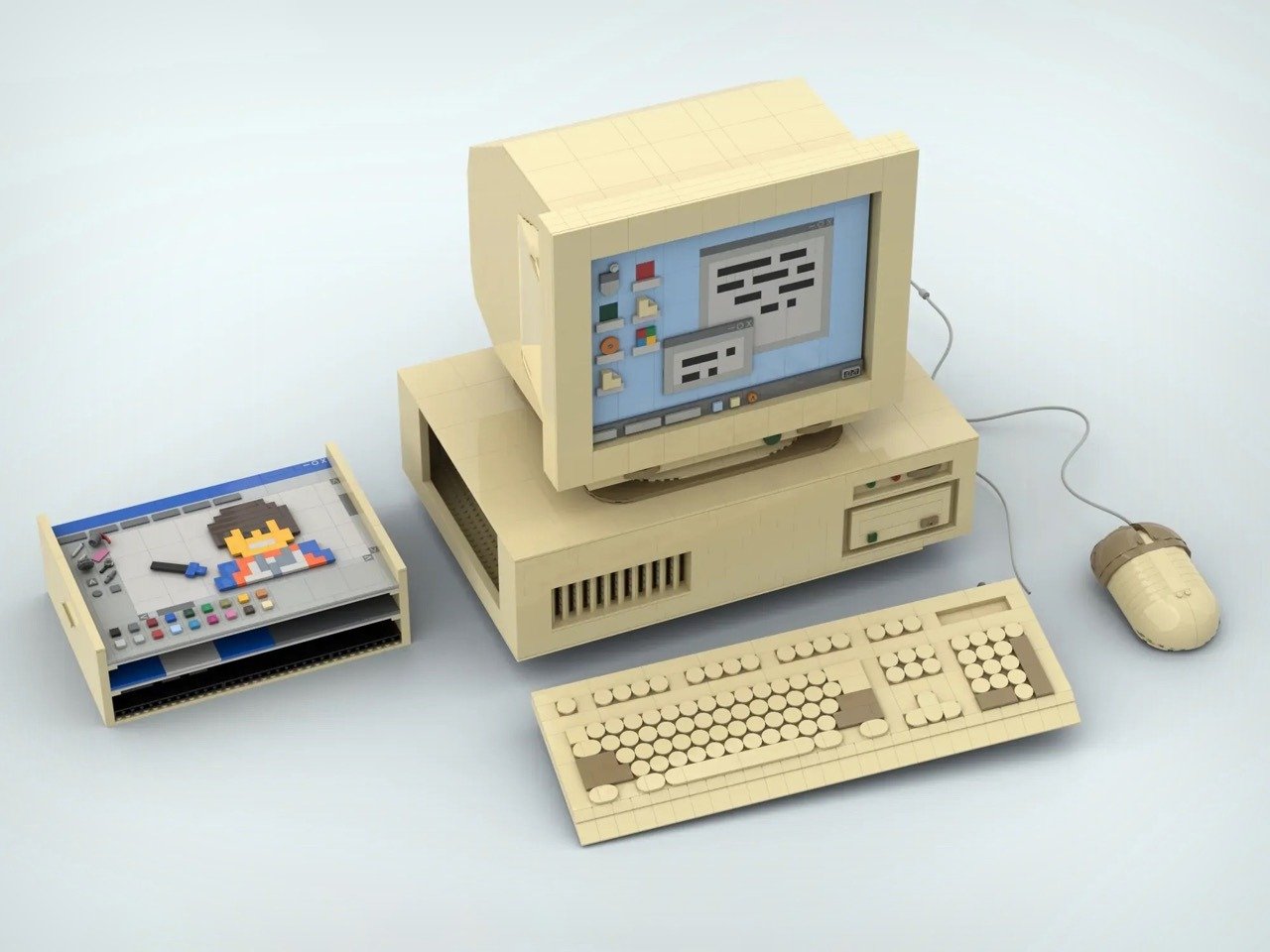 1753052149 545 Decouvrez le LEGO Retro Un Ordinateur Unique avec Ecrans - plare.