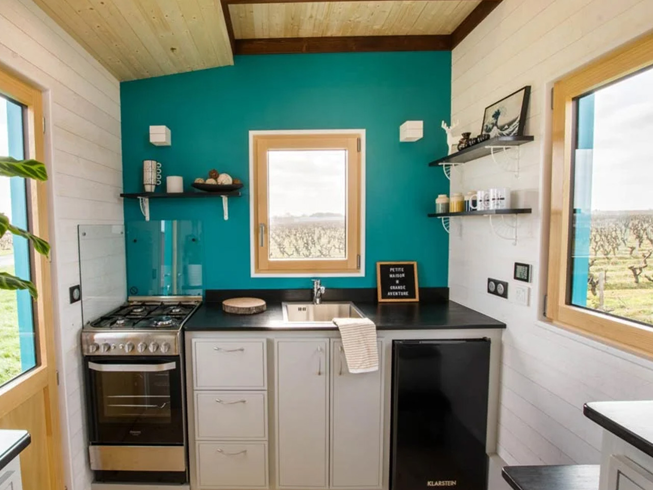 1753716387 688 Decouvrez Ce Tiny Home Turquoise Avec Nook Pour Chiens - plare.