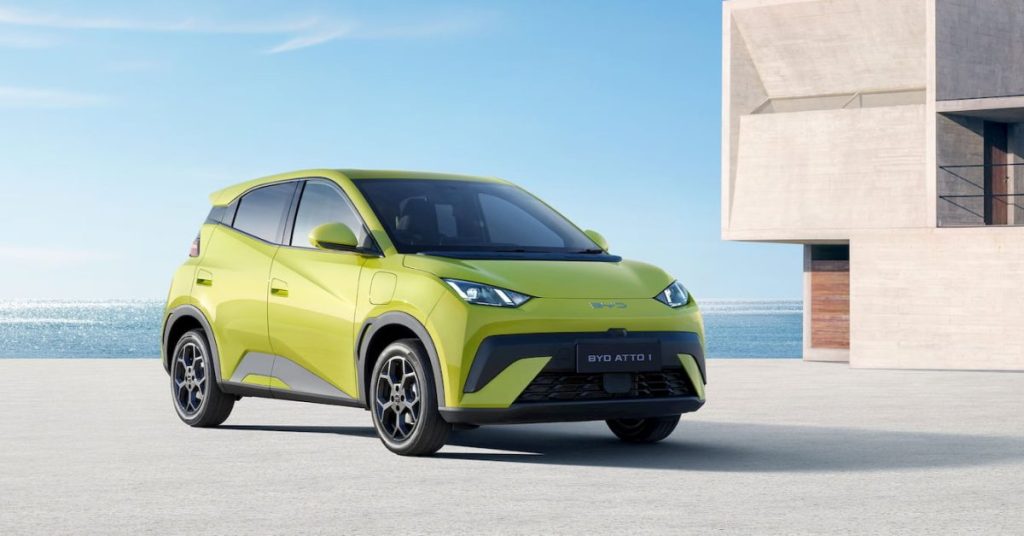 Le BYD Atto 1 : une voiture électrique à 10 200 € pour tous