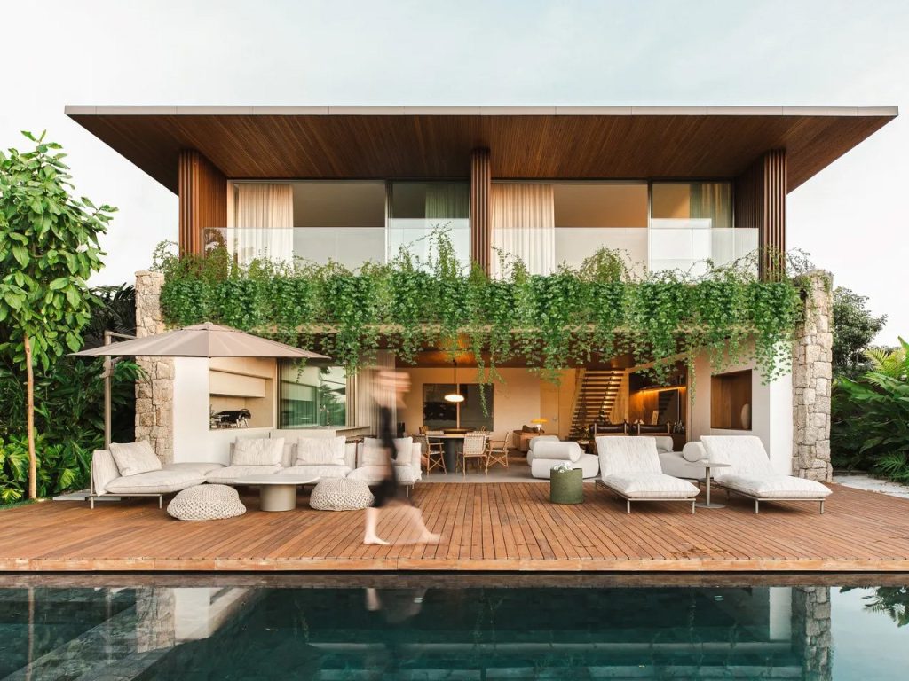 Découvrez la Maison Brésilienne Ultra-Design : Entre Intimité, Ouverture et Vie Sociale