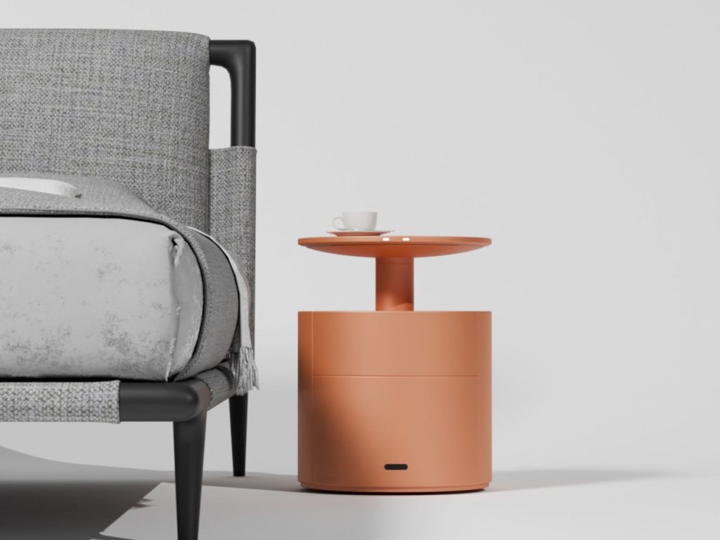 Découvrez le Concept de Table de Chevet Robotique qui Révolutionne le Vie Moderne avec une Touche Humaine !