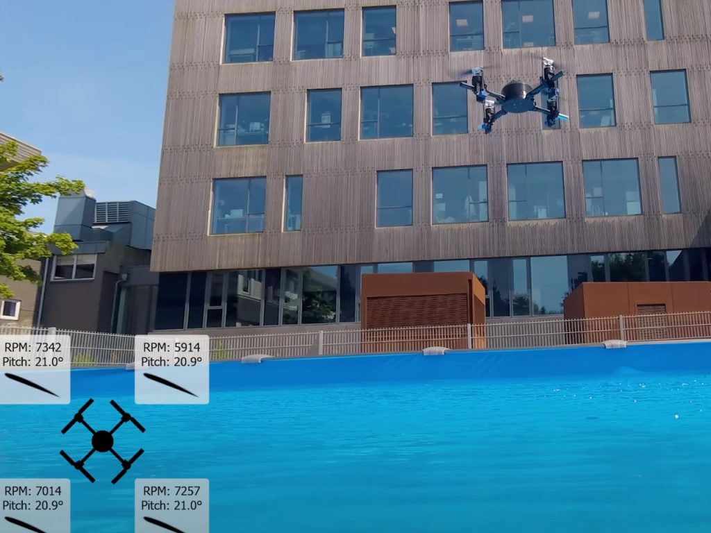 Découvrez le Drone Hybride Révolutionnaire : Une Transition Instantanée Entre Air et Eau grâce à des Hélices à Pas Variable !
