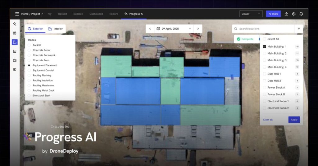 DroneDeploy lance un outil IA révolutionnaire pour transformer les vols de drones en rapports de progrès instantanés