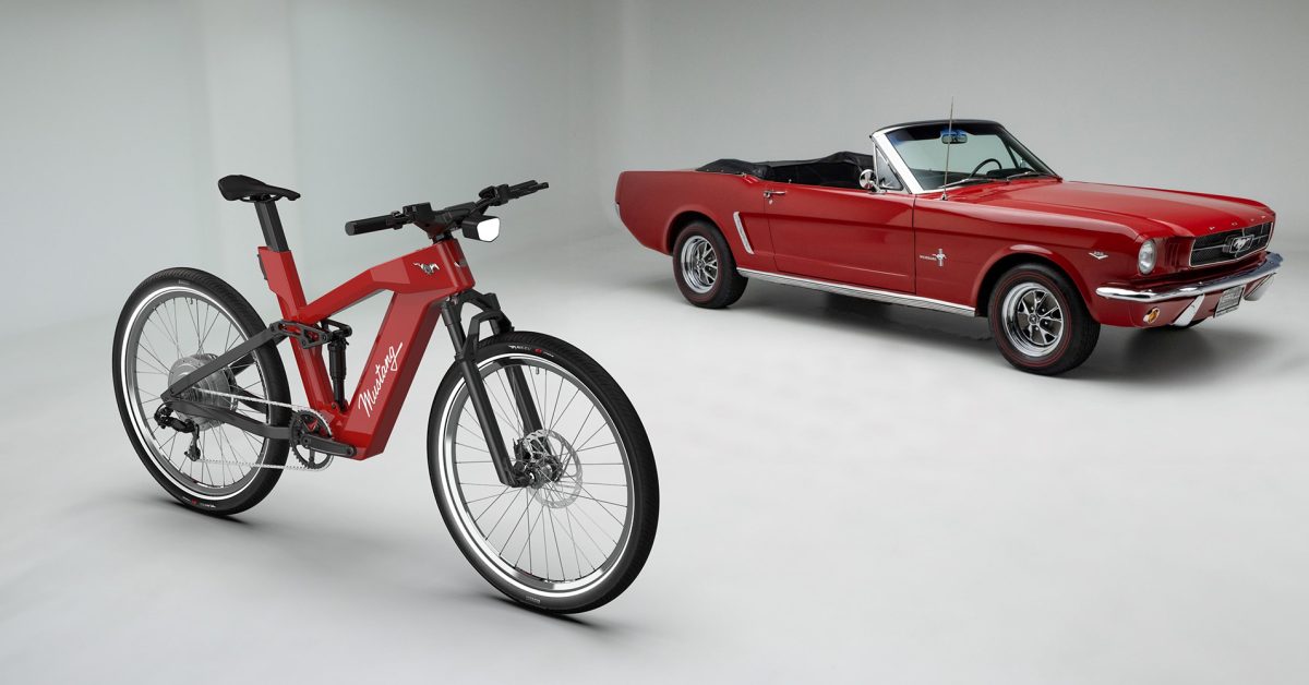 Ford Mustang 60th Anniversary e bike - plare.