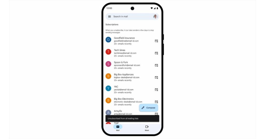 Gmail facilite la gestion des abonnements sur Android, iOS et web pour une meilleure organisation