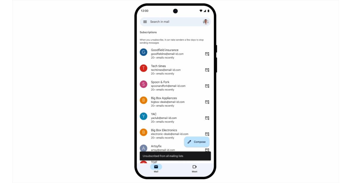 Gmail facilite la gestion des abonnements sur Android, iOS et web pour une meilleure organisation