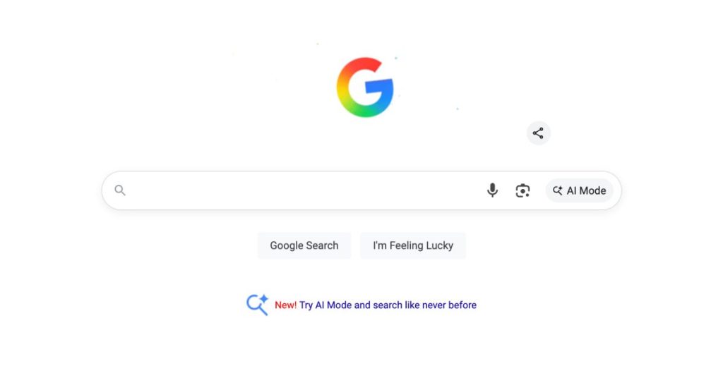 Google Doodle met en avant le mode IA avec une touche innovante