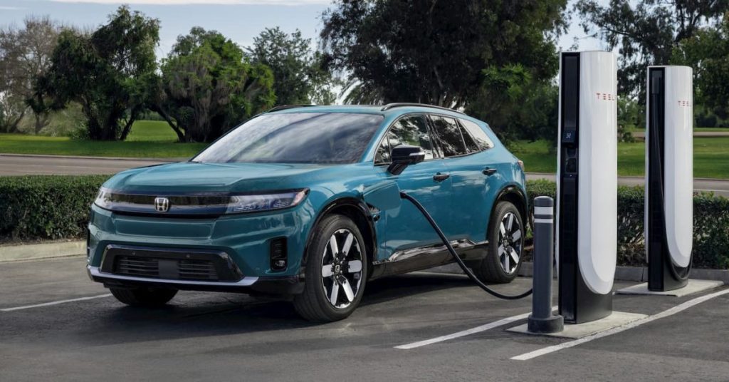 Honda Prologue et Acura EV : rechargez vos voitures électriques aux Superchargeurs Tesla pour plus de liberté de déplacement