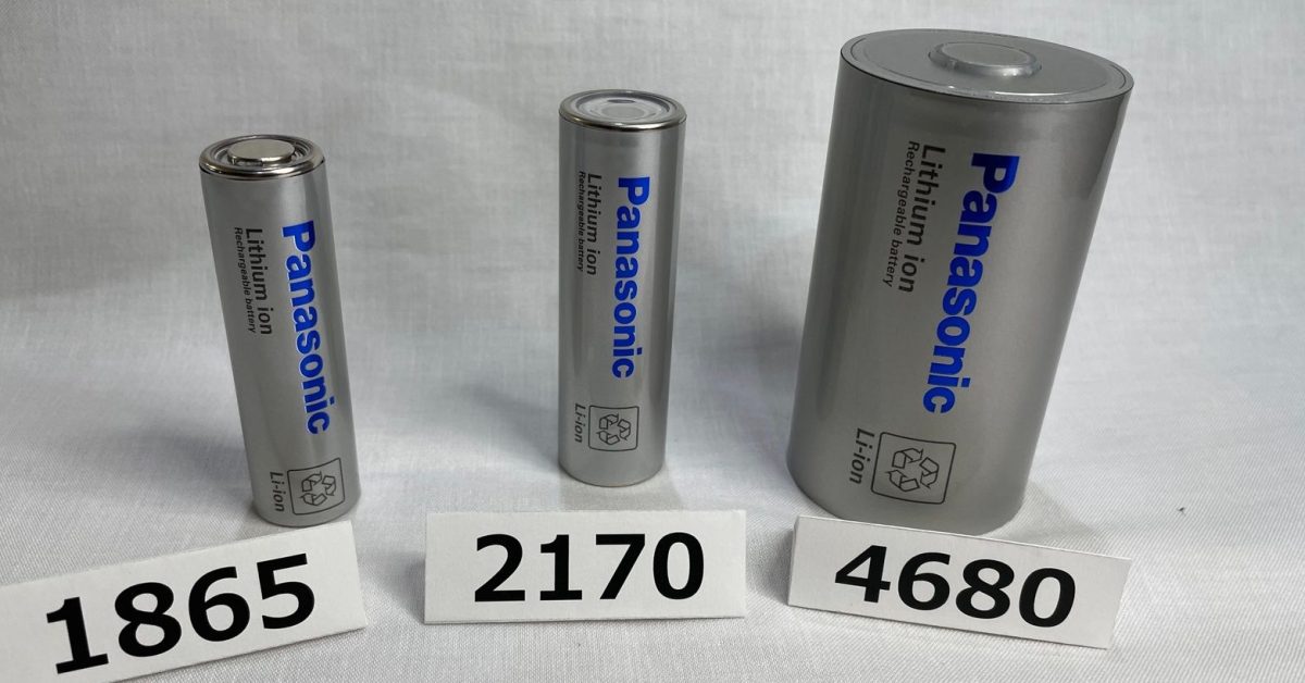 Panasonic Tesla 4680 battery cells - plare.