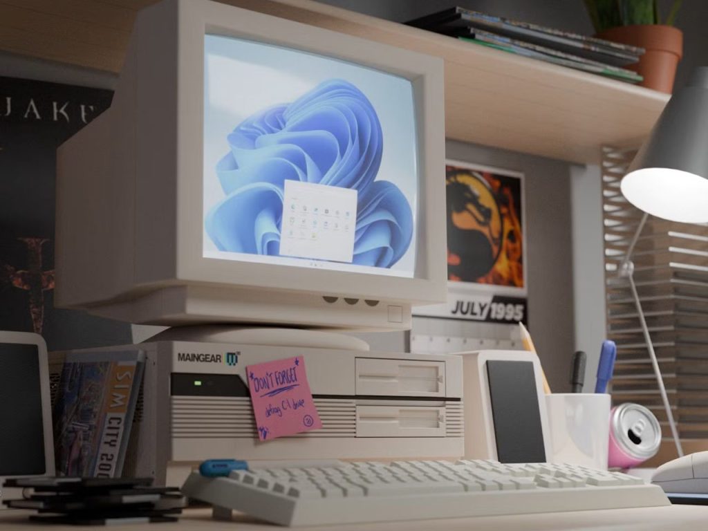 Transformez Votre Espace de Travail : Découvrez MainGear Retro95, Le PC Desktop Puissant au Style Incontournable des Années 90 !