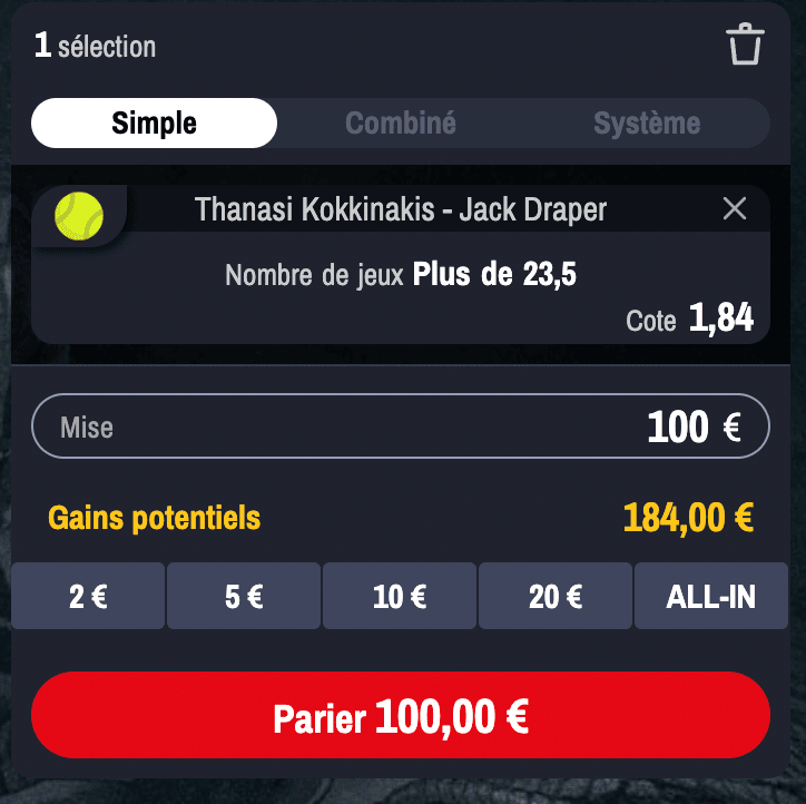 découvrez les meilleures plateformes pour parier sur le tennis. comparez les cotes, les bonus et les avis pour maximiser vos gains tout en profitant de l'excitation des paris sportifs.