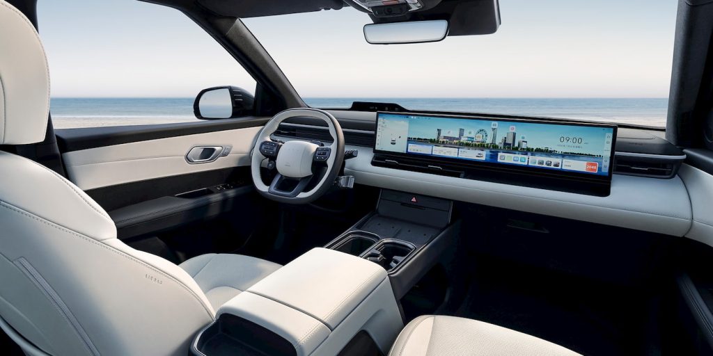 Intérieur du Hyundai Elexio