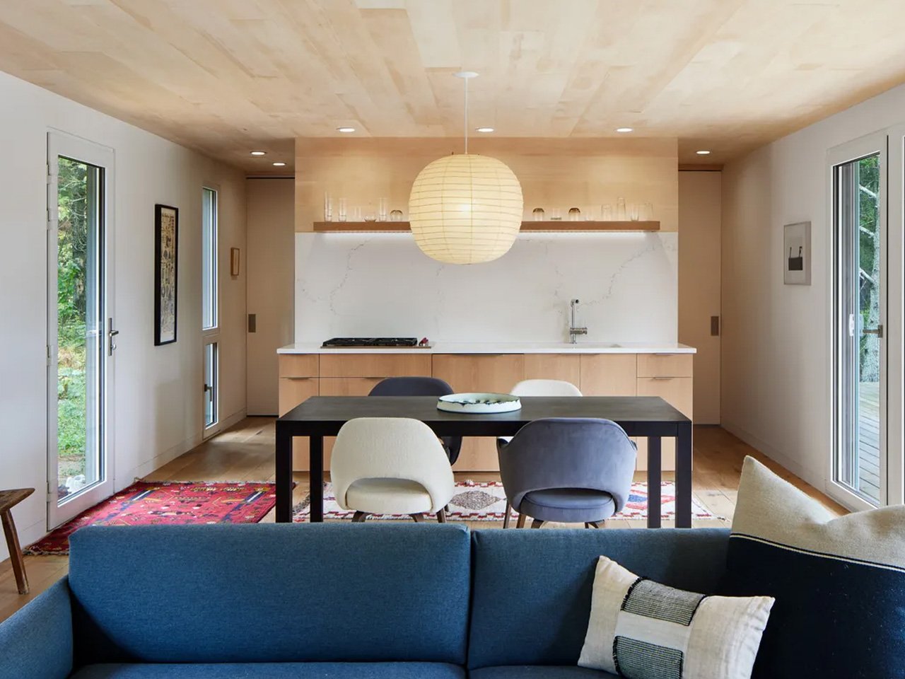 Intérieur ouvert sur l'extérieur