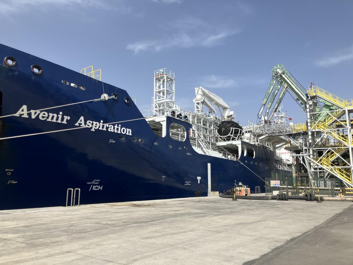 Bunkering de bioGNL dans un port espagnol