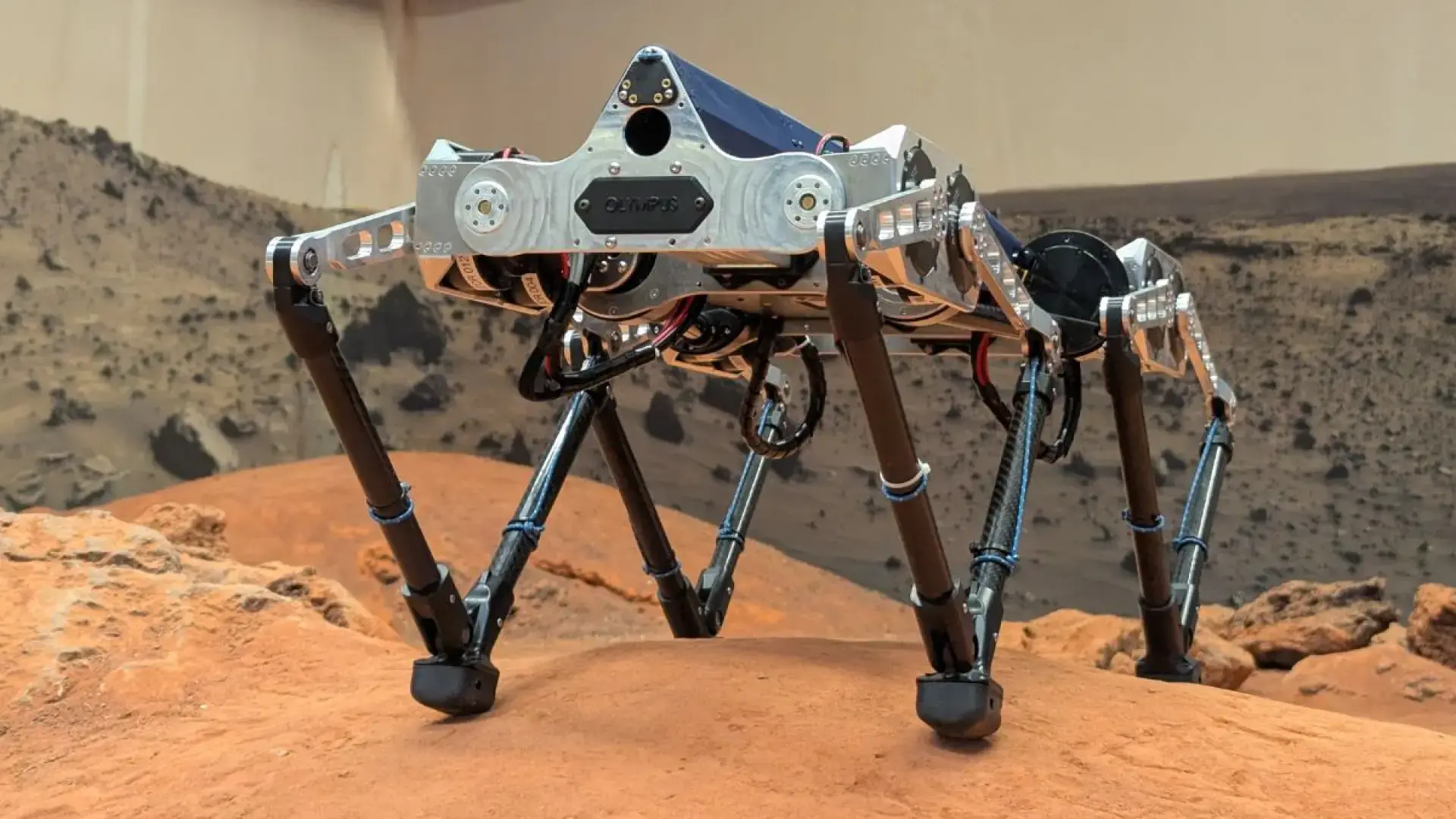 tests de chien robot dans une microgravité