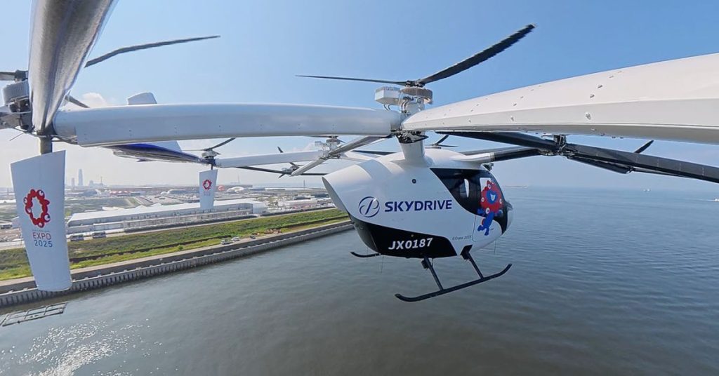 SkyDrive réalise plusieurs vols eVTOL impressionnants à l'Expo 2025 [Vidéo]