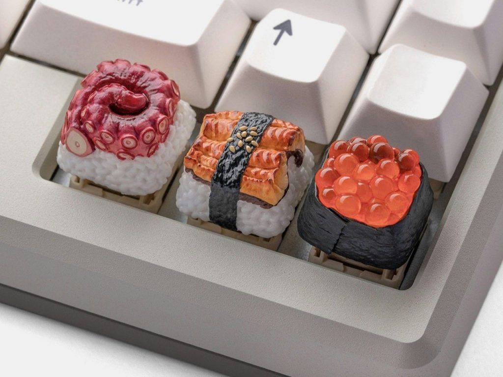 Ces Keycaps Sushi sont si alléchants que vous aurez envie de lécher votre clavier !