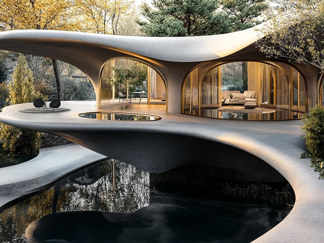Decouvrez ce Cafe Gallery Surrealiste qui Flotte sur une Lagune - plare.