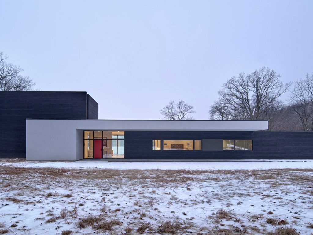 Découvrez cette Maison au Bord du Lac qui Réinvente la Vision Usonian de Frank Lloyd Wright !