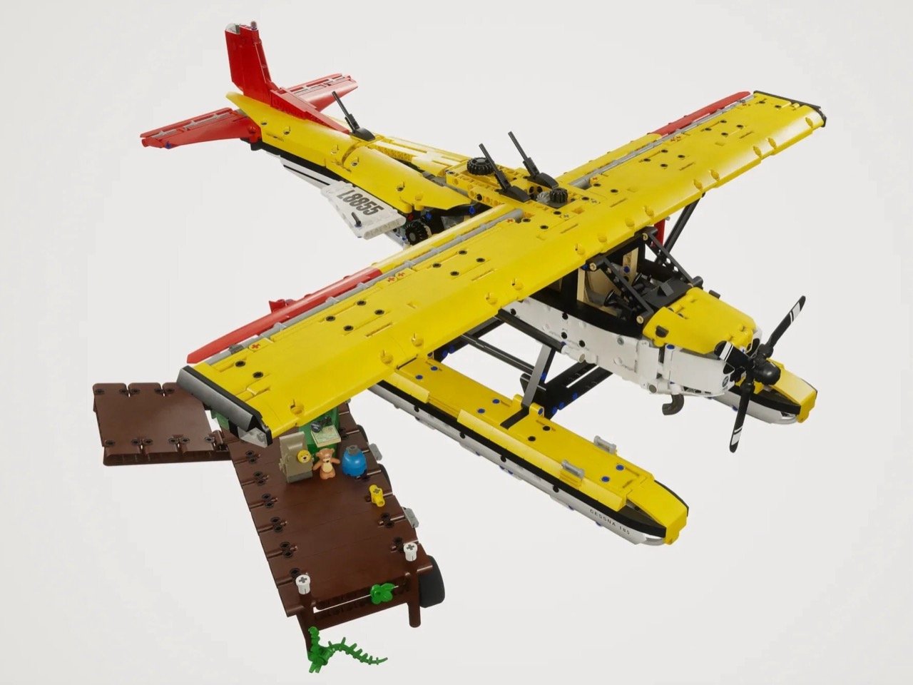 Decouvrez le 2247 pieces LEGO CESSNA 185 Skywagon un - plare.
