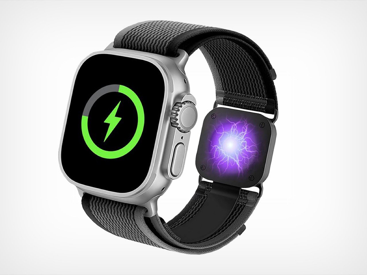 Decouvrez le Bracelet Apple Watch Revolutionnaire avec Chargeur Sans Fil - plare.