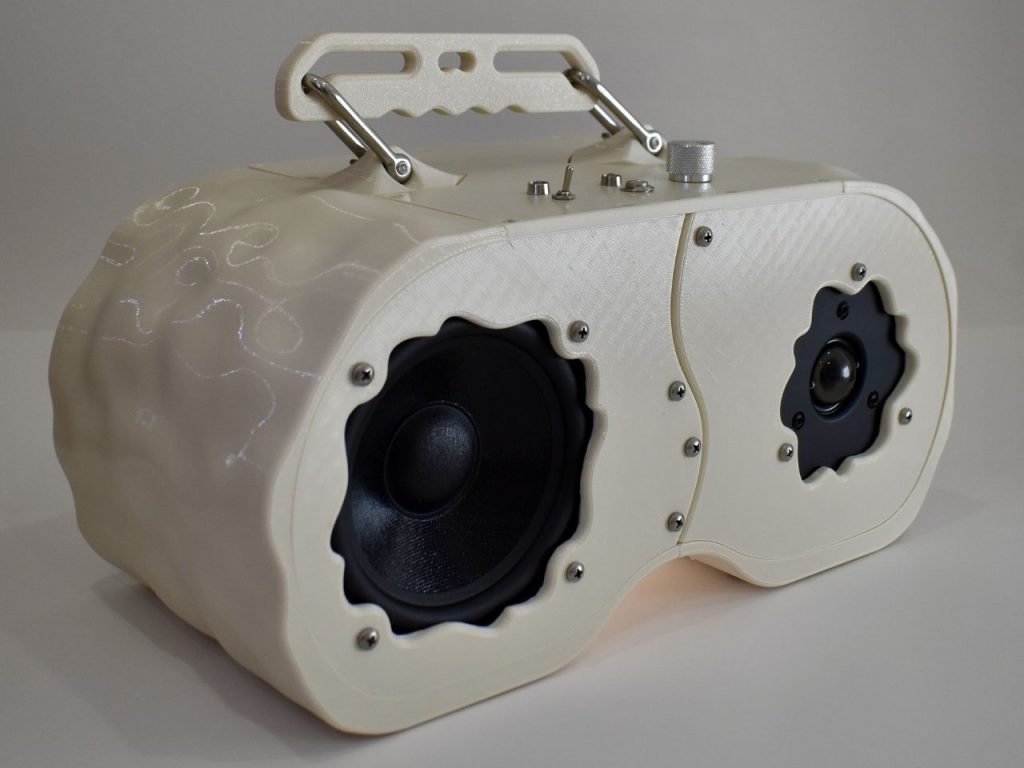 Découvrez le Haut-Parleur Bluetooth Modulaire en 3D : Résistant à la Chaleur et Conçu pour Durabilité !