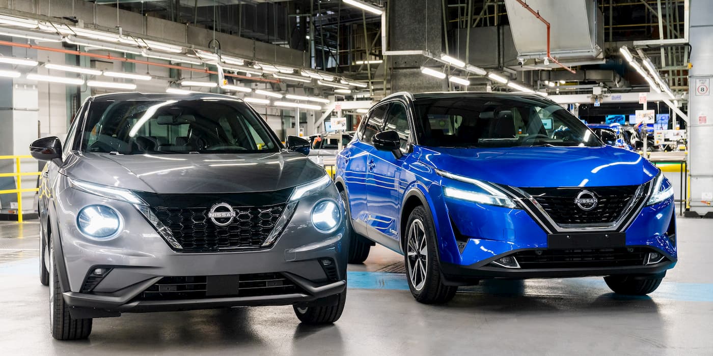 Nissan Juke et Qashqai