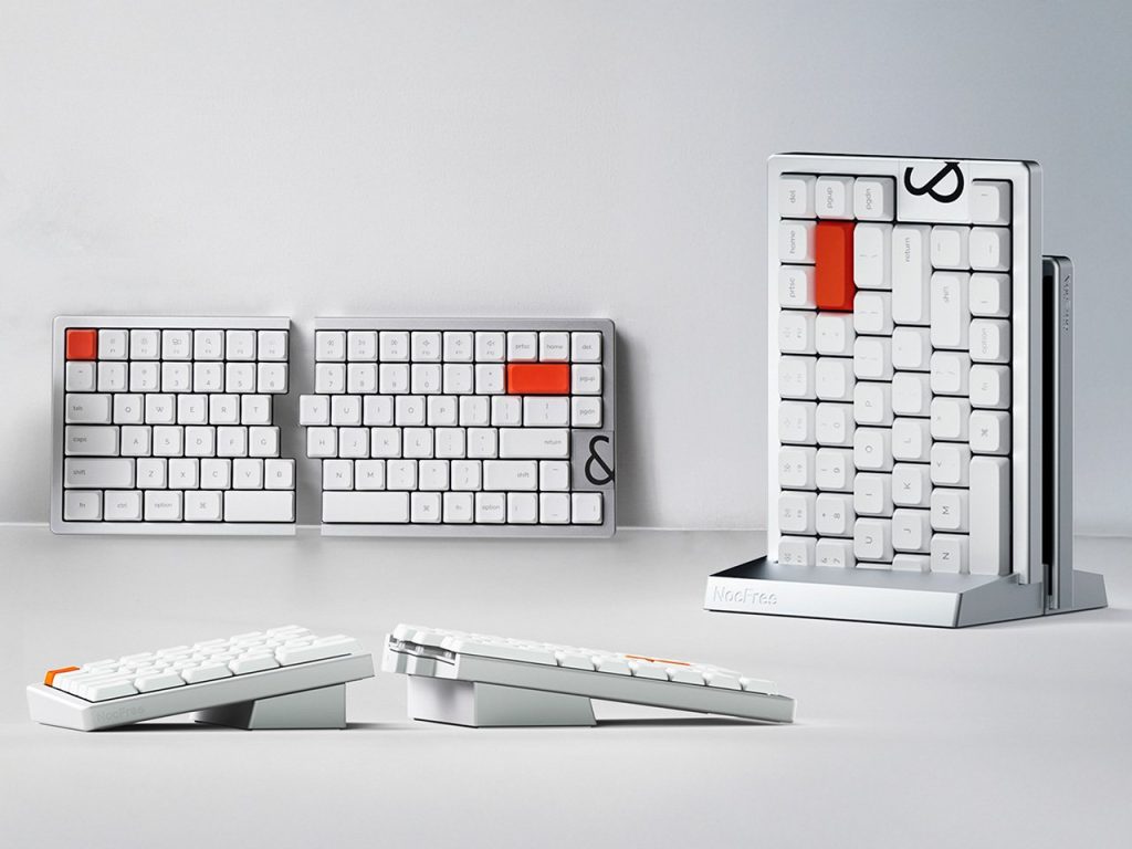 Transformez Votre Bureau en Œuvre d’Art : Découvrez le Clavier Ergonomique NocFree & Wireless!