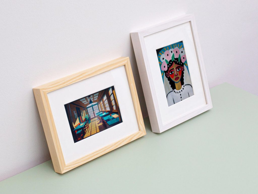 Transformez Votre Décor Avec le Cadre Écran E Ink Paperless Paper 7 en Bois de Frêne : L’Art Numérique à Portée de Main !